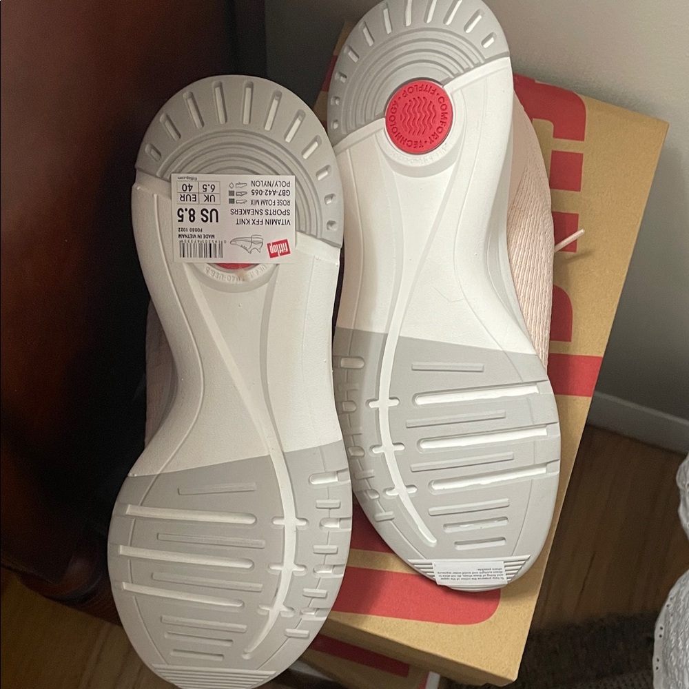 Fitflop Women's Light Pink Sneakers - Picture 3 of 4